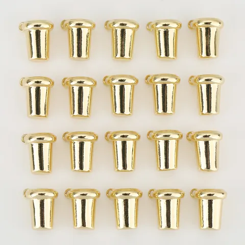 Copper Gold Plated Goblet Pendant Fashion DIY Jewelry Accessories Charm For Necklace Bracelet Craft Making