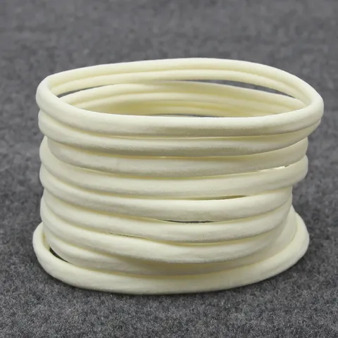 Pastoral Nahtlos Nylon Hohe Elastizität Haarbänder Für Kinder Säuglinge Weich Gestrickt Haargummis DIY Stirnband Teile Haarschmuck