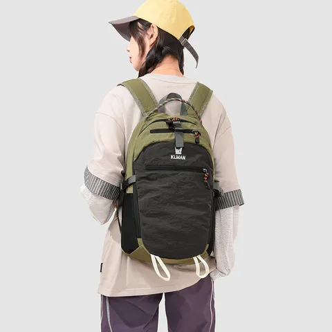 Patchwork Outdoor Hiking Backpack Water Repellent Nylon Travel Bag Lightweight Mountaineering Daypack For Men Women Trekking Backpack