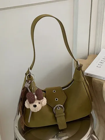 Bolso Cruzado Dumpling de Cuero PU de Estilo Coreano Minimalista Color Sólido Bolso de Hombro Versátil Bolso Mensajero de Viaje para Mujer