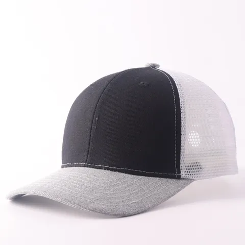Gorra Trucker Unisex Casual Gorra de Béisbol de Malla Transpirable Sombrero de Sol Ajustable con Bloques de Color