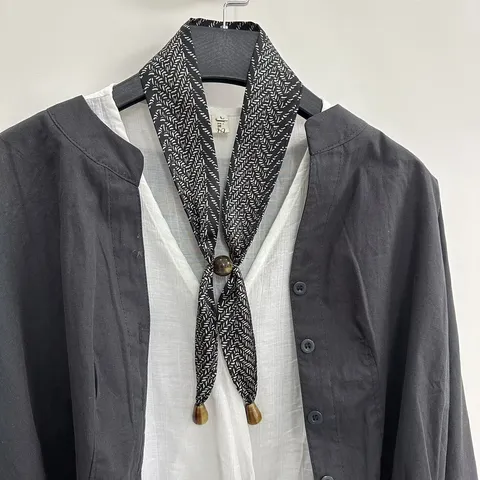 Ins Stijl Kraal Verstelbare Kleine Zijden Sjaal Vrouwen Veelzijdige Nekbeschermende Sjaal Lente Zomer Decoratieve Accessoire