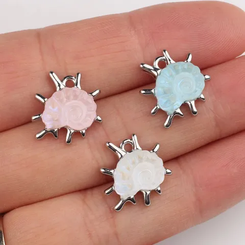 Alloy Snavelschelp Hanger Bedels Oceaan Stijl Zee Snavelschelp Bedels Voor DIY Halsketting Armband Oorbel Sieraden