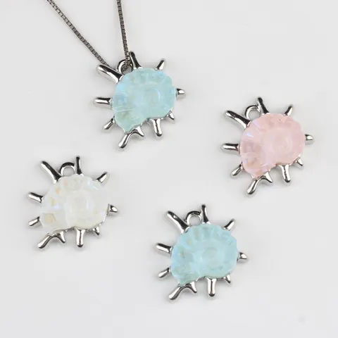Alloy Snavelschelp Hanger Bedels Oceaan Stijl Zee Snavelschelp Bedels Voor DIY Halsketting Armband Oorbel Sieraden