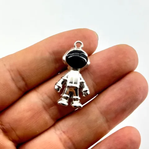 3D Astronaut Weltraum Roboter Metall Schlüsselanhänger Auto Schlüsselring Tasche Anhänger Zubehör Gothic Geschenk