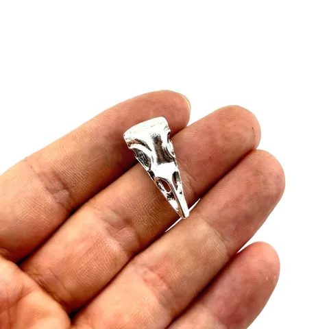 Gothic Vogel Totenkopf Anhänger Zinklegierung Punk Hip Hop Halskette Charms DIY Schmuck Antiksilber Herren Schmuck Anhänger