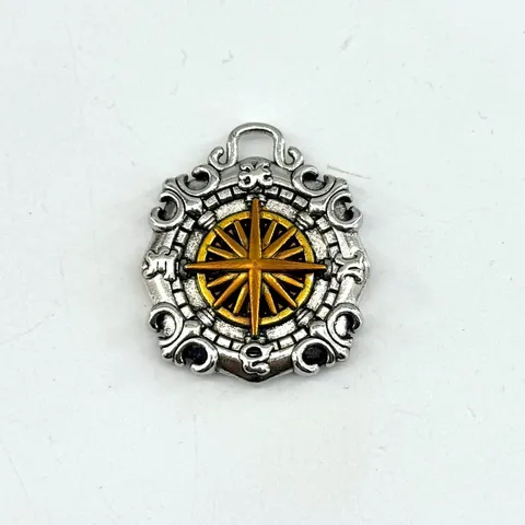 Ciondolo Bussola da Uomo Vintage Punk Cielo Stellato in Lega di Zinco Oro Argento Collana Medaglione Gioielli Nautici Retro
