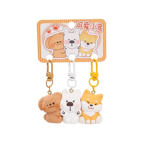 Porte-Clés Magnétique en Résine Chien Panda Cochon Capybara Pendentif de Sac Mignon Cadeau pour Couples Amis