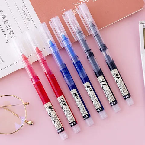 Schüler Schnelltrocknend Direktflüssigkeit Rollerball Stift Minimalistisch Sanftes Schreiben Gel Stift Büro Schule Schreibwaren