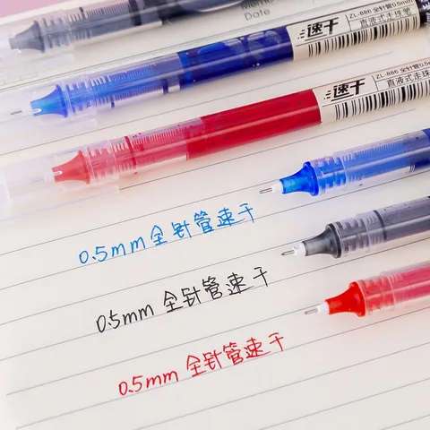 Schüler Schnelltrocknend Direktflüssigkeit Rollerball Stift Minimalistisch Sanftes Schreiben Gel Stift Büro Schule Schreibwaren