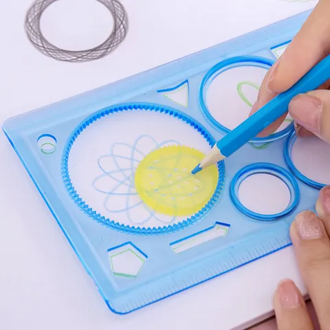 Creatieve Spirograaf Geometrische Tekenliniaal Multifunctioneel Hol Schilder Sjabloon Schoolbenodigdheden