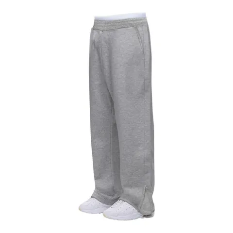 Pantaloni della Tuta Casual Larghi da Donna Retro Y2K Streetwear Hip Hop Vita Media Cerniera Laterale Lunghi