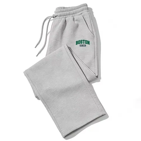 Women Y2K Gothic Letter Print Loose Casual Sweatpants Drawstring Wide Leg Jogger Fleece Lined Athletic Pants
