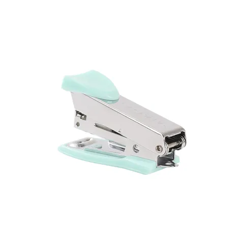 Mini Macaron Stapler Portable Labor Saving Handheld Stapler Student Office Stationery Household Desktop Document Binding Tool