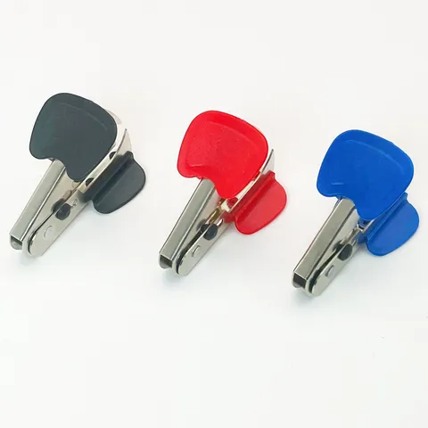 Effort-Saving Staple Remover Metal Plastic Mini Portable Staple Puller School Office Desk Finance Binding Accessories