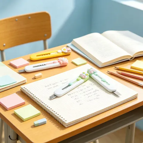 Kreatives Cartoon-Hasen-Mini-Cuttermesser Tragbarer Einziehbarer Paketöffner Süße Schreibwaren Papierschneider Studenten Bürobedarf Auspackwerkzeug