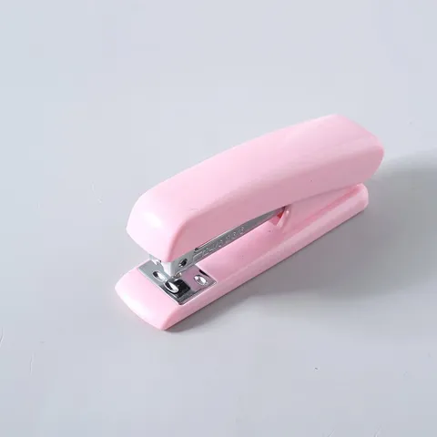 Macaron Farbe Tragbarer Kleiner Hefter Arbeitssparender Desktop Bindemaschine Für Studenten Büro Schule Schreibwaren