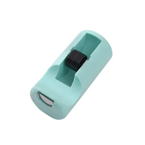 Desktop Tape Dispenser Macaron Color Manual Tape Cutter Anti Slip Base Effort Saving Stationery Supplies For Office School