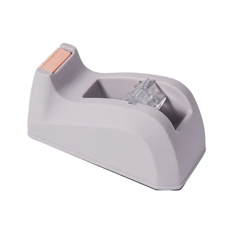 Morandi Color Desktop Tape Dispenser Non Slip Base Smooth Roller Business Tape Cutter Stationery Supply For Office School Desk