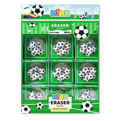 Wereldkampioenschap Thema Voetbalvorm Gommen Creatieve Voetbal Rubber Kantoorartikelen Gom Voor School Student Cadeau Bureau Decoratie