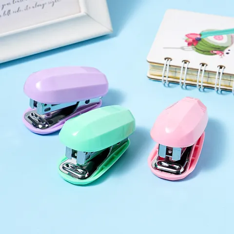 Mini Hefter Set Tragbarer Handhefter Papierbinder Schreibwaren Für Studenten Büro Schule Desktop Dokumentenheftung Zubehör
