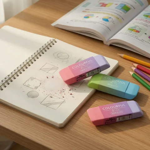 Macaron Gradiënt Gum Strekvrij Voor Studenten Schoolbenodigdheden Kantoorspullen Kunst Tekenen Gummen
