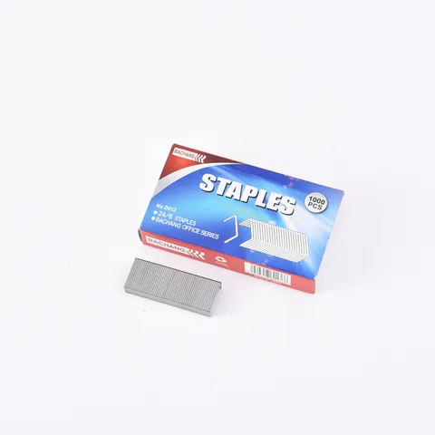 Agrafes en Acier Galvanisé Haute Résistance Durables Fournitures de Reliure de Papeterie pour Bureau École Universelles