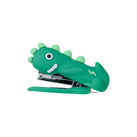 Mini Cartoon Dinosaur Stapler Portable Labor-Saving Manual Stapler With Staple Remover For Students Office School Stationery Accessories