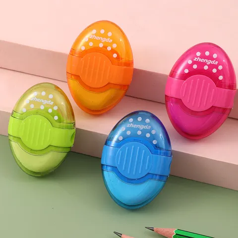 Kreativer 2-in-1 Anspitzer und Radiergummi Doppelseitiger Süßer Cartoon-Form Radiergummi Für Studenten Schreibwaren
