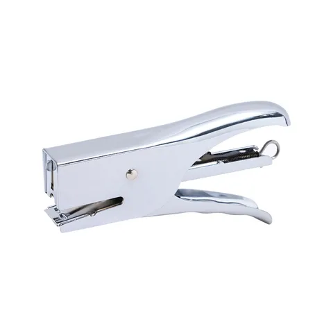 Manuelles Hand-Heftgerät Arbeitssparendes Metallheftgerät Für 24/6 26/6 Klammern Silberne Bindemaschine Büro Schulbedarf