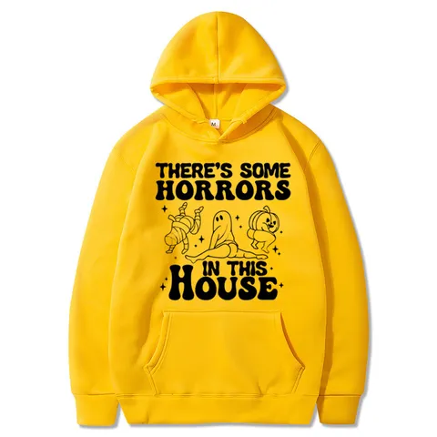 Sweat à Capuche Graphique Fantôme Halloween Pour Hommes Coupe Ample Polaire Manches Longues Décontracté Imprimé Top