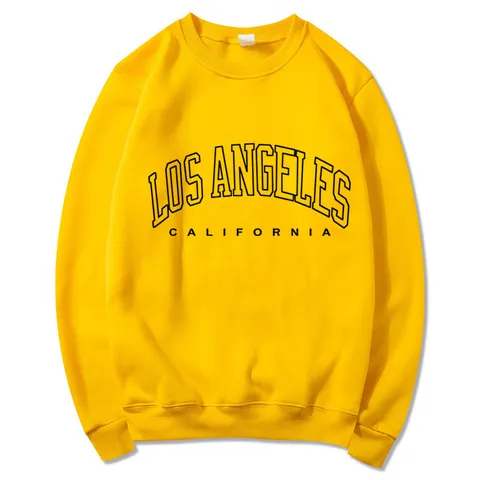Womens Casual Loose Crew Neck Long Sleeve Sweatshirt Fleece Lined Letter Printed Pullover Top Daily Streetwear