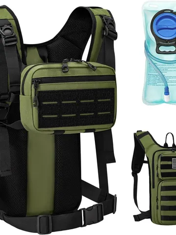 Multifunctional Tactical Hydration Backpack Outdoor Sports Molle EDC Tool Bag