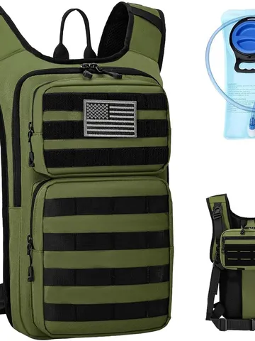 Multifunctional Tactical Hydration Backpack Outdoor Sports Molle EDC Tool Bag
