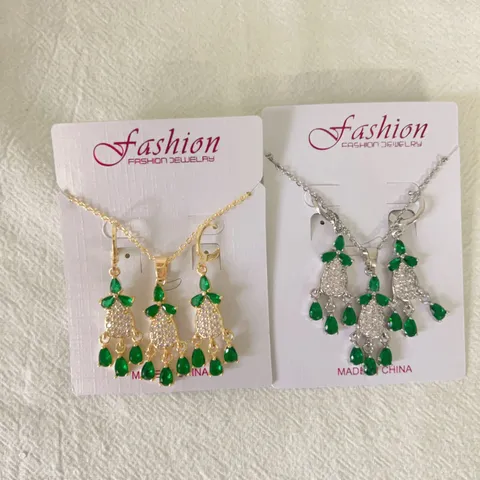 Set di Gioielli Orecchini Collana con Nappina Acchiappasogni in Rame Strass Vintage Francese Accessorio Elegante da Festa per Donna