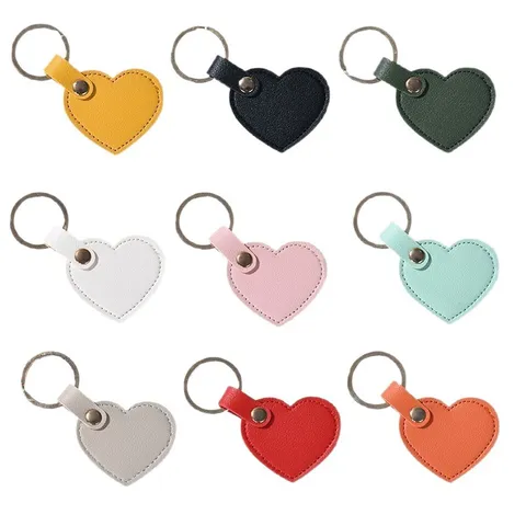 Herzförmiger Leder Schlüsselanhänger Mode PU Leder Herz Tasche Anhänger Für Autoschlüssel Damen Handtasche Rucksack Zubehör Geschenk
