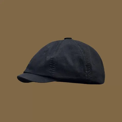 Retro Gewaschene Distressed Baumwolle Ballonmütze Unisex Schiebermütze Kurze Krempe Baskenmütze Lässige Ivy Pet Für Herren Damen Mode Hut