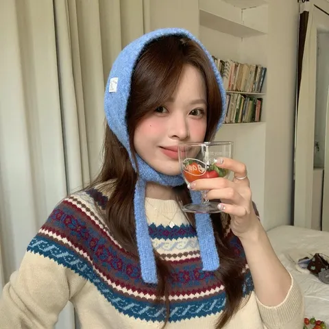 Koreanischer Stil Zopfmuster Ohrwärmer Stirnband Winter Warm Thermische Ohrenschützer Outdoor Mode Haaraccessoire Für Damen