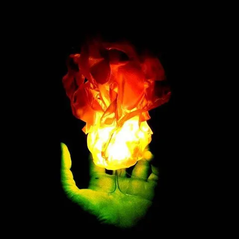 Palla di Fuoco Fluttuante di Halloween LED Luminosa PVC Cosplay Magia Oggetti di Scena Fai da Te Decorazione Festa