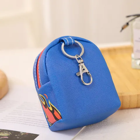 Cute Cartoon Student Portable Mini Coin Purse Zipper Key Pouch Small Wallet PU Leather Casual Bag For Women