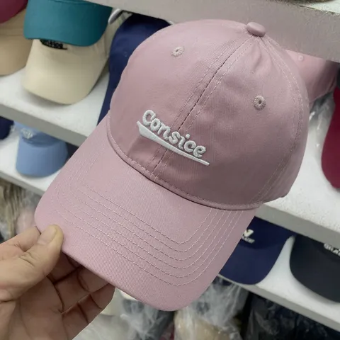 Unisex Casual Cotton Baseball Cap Letter Embroidered Soft Crown Sun Protection Adjustable Outdoor Sports Hat