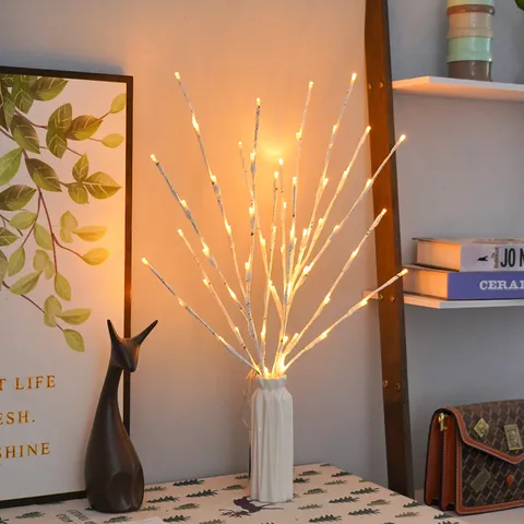 LED Artificial Branch Tree Light Warm LED Twig Light Battery Operated For Home Bedroom Living Room Room Decor
