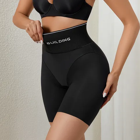 Women's High Waist Seamless Shapewear Shorts Tummy Control Butt Lifter Body Shaper Nylon Breathable Slimming Panty Underwear