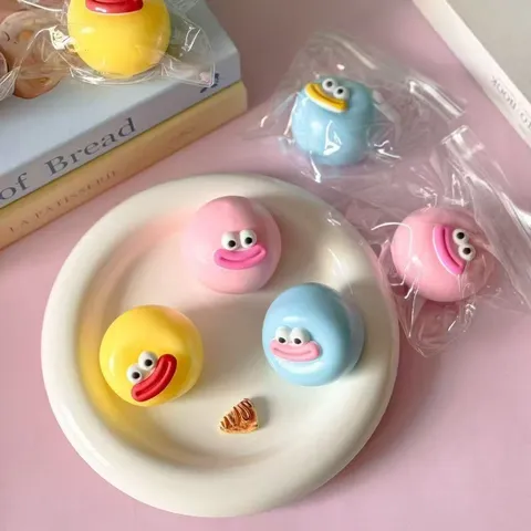 Drôle de Jouet Squishy à Grande Bouche Rebond Lent Balle Anti-Stress Nouveauté Jouet Sensoriel de Décompression Cadeau Fidget