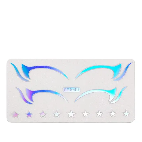 Ολογραφικά Λέιζερ Ασημί Αυτοκόλλητα Eyeliner Πεταλούδα Αστέρι Γεωμετρικό Αδιάβροχο Ψεύτικες Βλεφαρίδες Ταινία Διπλού Βλεφάρου για Γυναίκες Πάρτι Πρόσωπο Μακιγιάζ Ματιών Αυτοκόλλητα Προσωρινού Τατουάζ