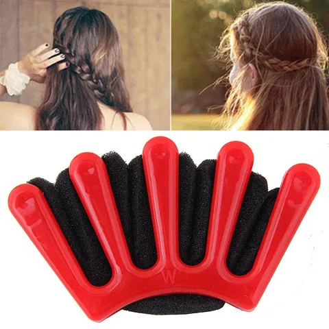 Fashion Hair Braider French Braid Styling Tool Plastic Wave Bun Maker Hair Accessories For Women DIY Styling Tool