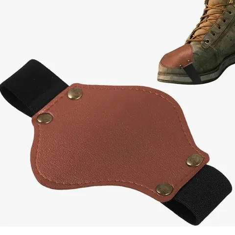 Almohadilla para Zapato de Cambio de Marchas de Motocicleta de Cuero PU Protector de Palanca de Cambios de Moto Cubierta Protectora de Bota Antiarañazos Con Cierre de Correa Elástica para Motociclistas