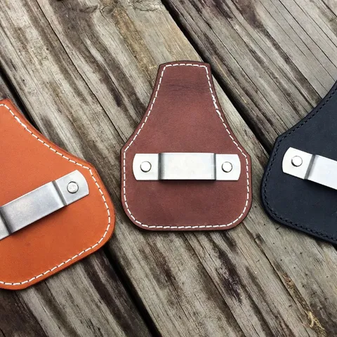 Porta Flessometro in Pelle PU Custodia per Attrezzi da Cintura per Martello Righello Borsa da Appendere per Lavoro all'Aperto