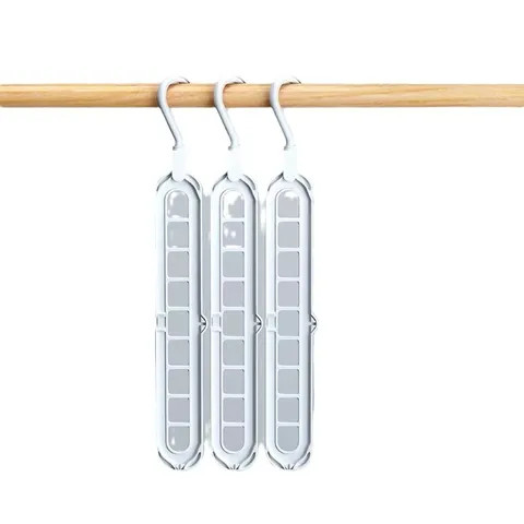 Multifunktionaler 9-Loch Platzsparender Kunststoff Magischer Kleiderbügel Drehbarer Haken Kleiderschrank Organizer Wäscheständer Für Wohnheim Haus Kleidung Lagerung