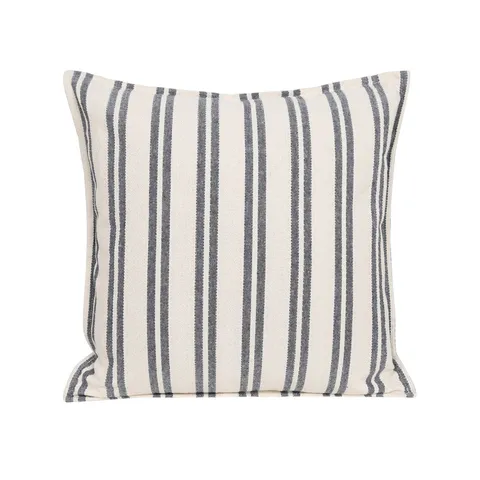 Mediterranean Style Classic Striped Pillow Cover Modern Minimalist Living Room Sofa Decorative Cushion Cover Without Core